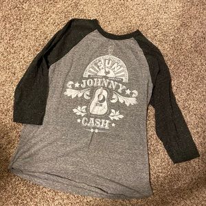 Johnny Cash jersey tee S
